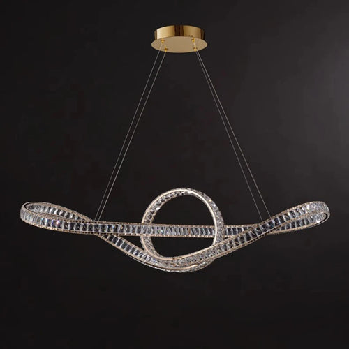 home decorationPendant lights, luxury crystal living room chandelier, dining room Pendant lamp, ceiling light, indoor lighting - vue 4 sur 6