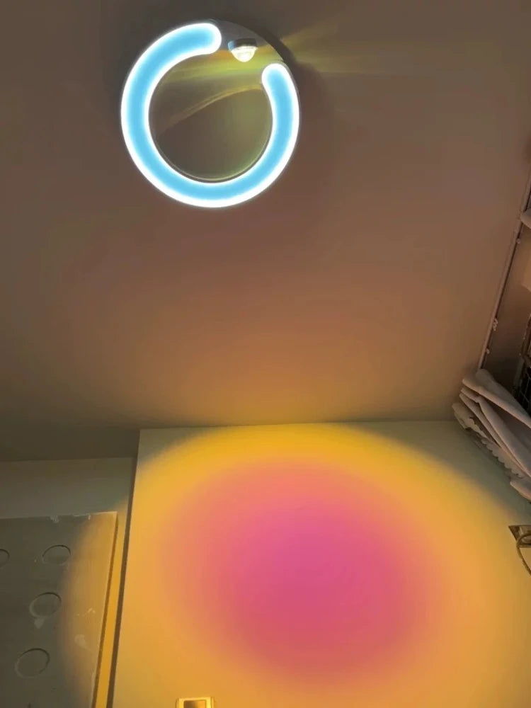 plafonnier led moderne pour une ambiance romantique et chaleureuse - vue 6 sur 8