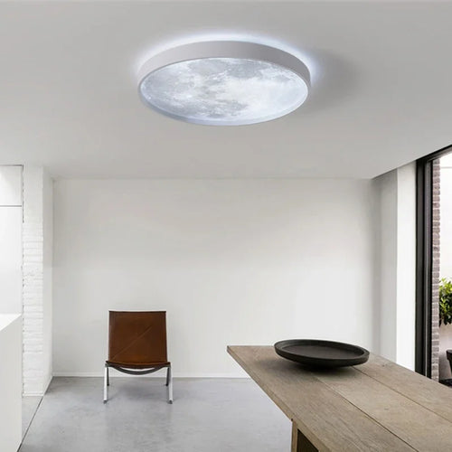 plafonnier led créatif en forme de lune design moderne décoratif - vue 3 sur 14