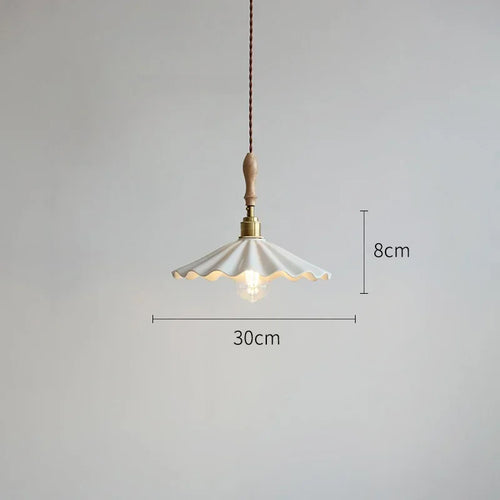 Suspension LED en céramique blanche de styliste - vue 11 sur 12