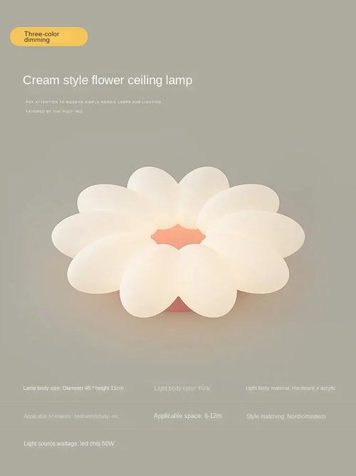 lustre créatif à pétales pour une ambiance chaleureuse et apaisante - vue 24 sur 24