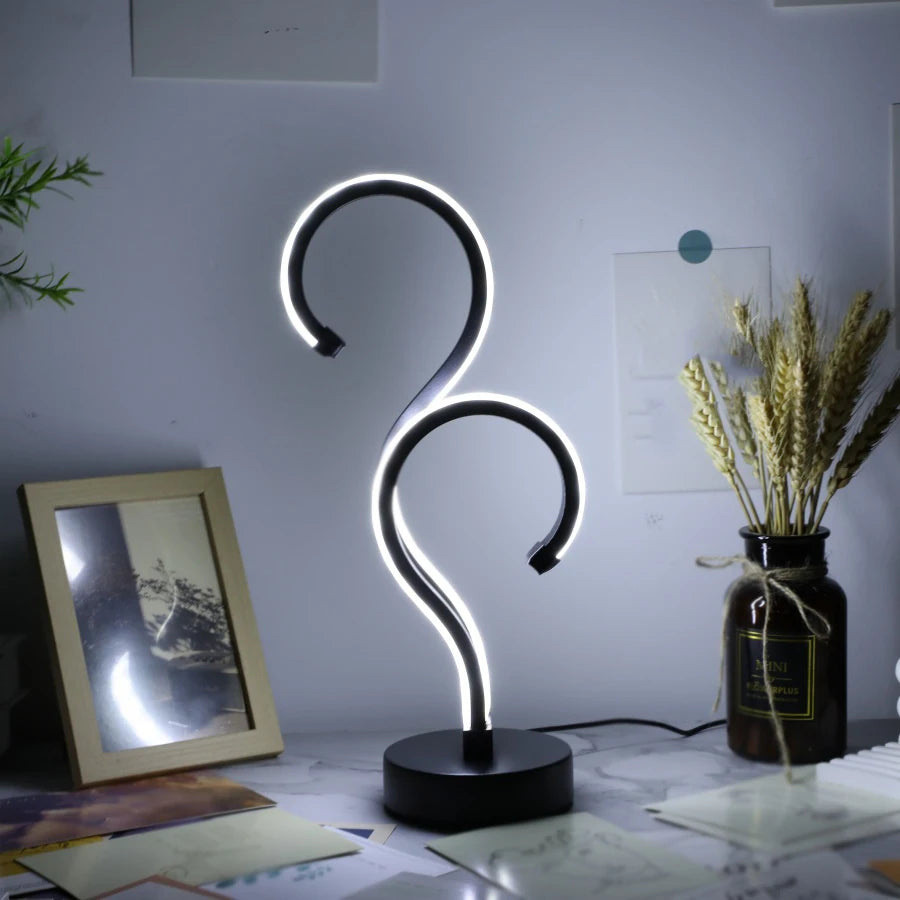 lampe de bureau créative à intensité variable trois couleurs pour protection des yeux - vue 3 sur 7