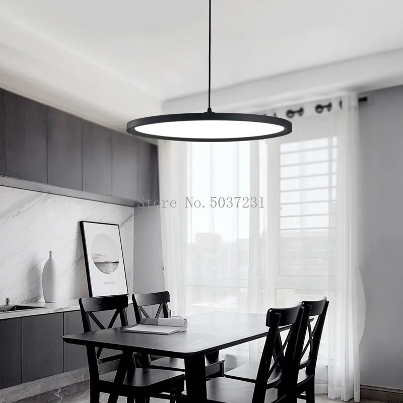lustre moderne à led design nordique pour intérieur - vue 3 sur 12