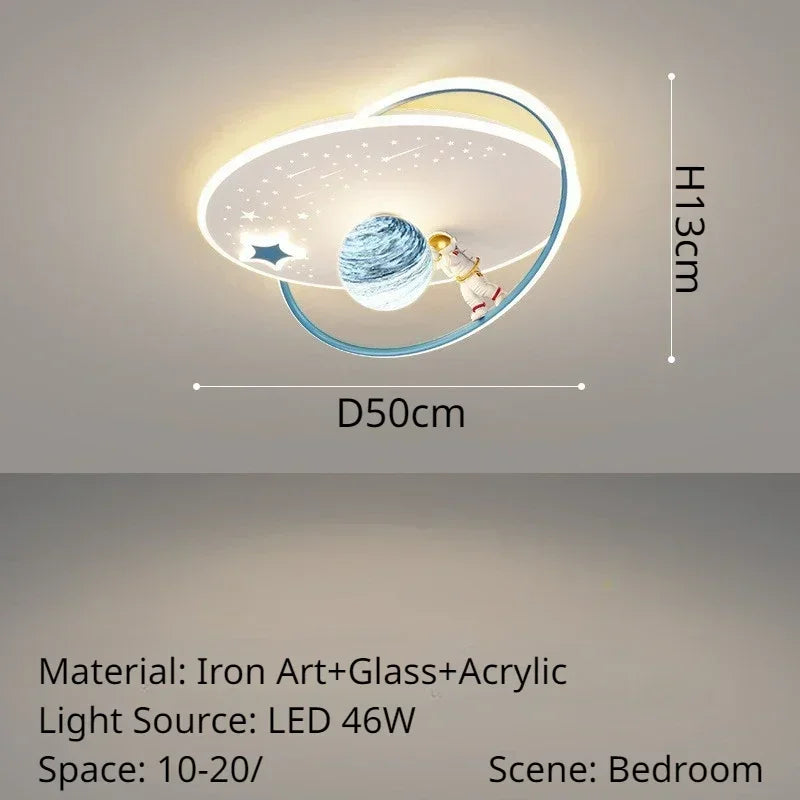 Plafonnier pour enfants Plafonds LED modernes Lustre pour chambre d'enfant Lumières Décoration de la maison Éclairage de chambre de filles et de garçons2023 - vue 10 sur 12