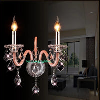 lustre moderne en cristal pour décoration intérieure élégante