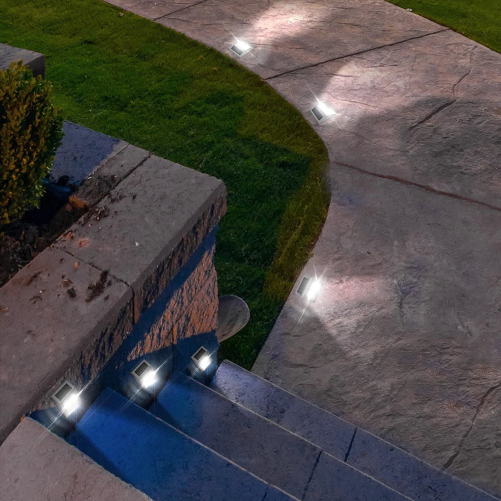 applique murale solaire 3 led capteur mouvement étanche jardin patio 1-4 pièces - vue 9 sur 9