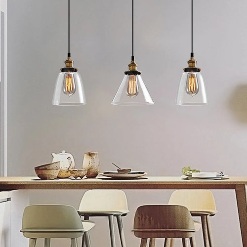 suspension moderne en verre pour décoration intérieure élégante - vue 5 sur 12