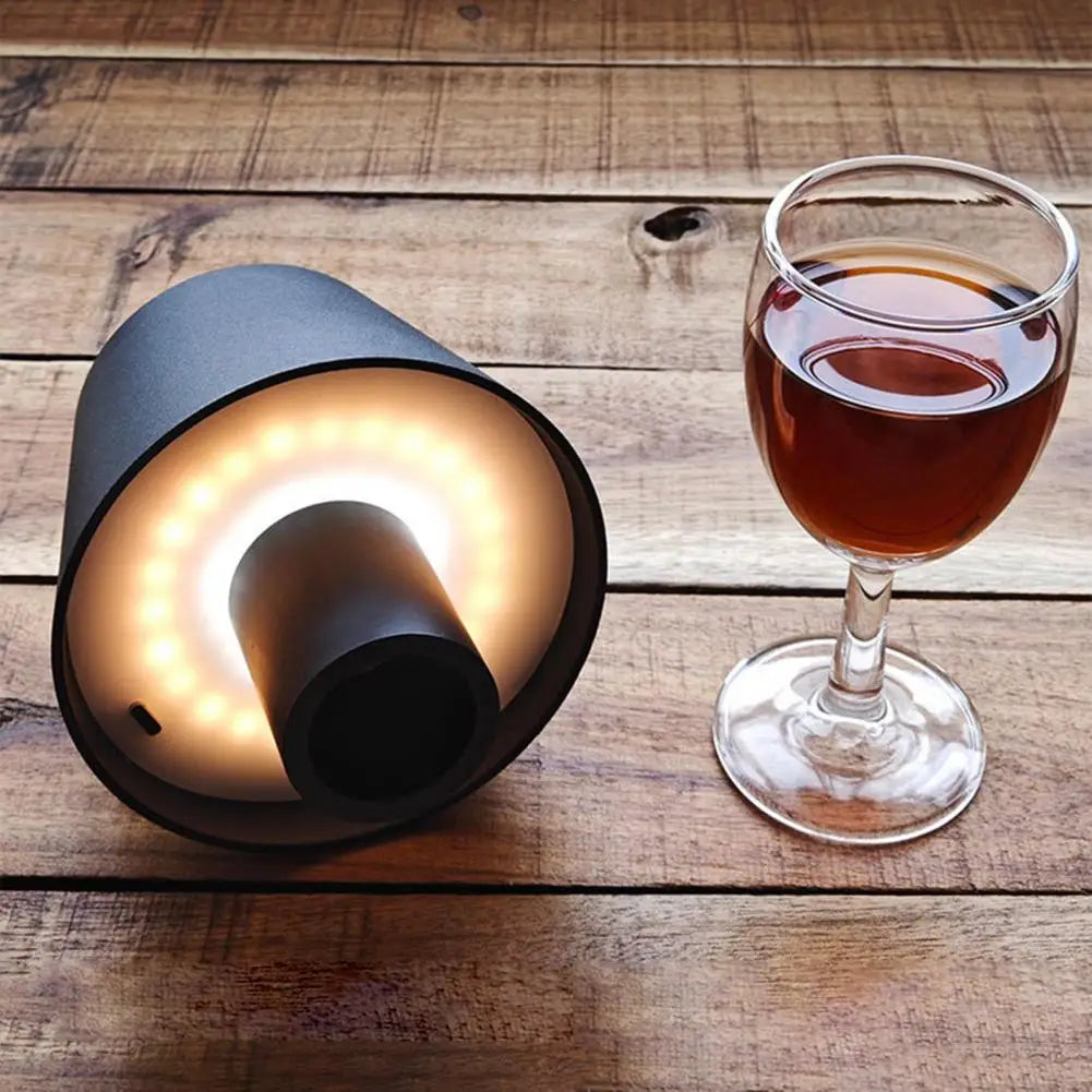 lampe de bouteille de vin sans fil portable pour bars et événements - vue 4 sur 9
