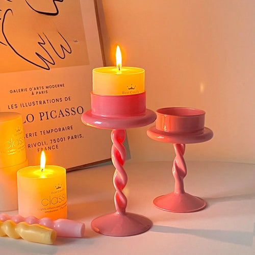 bougeoir romantique pour la saint-valentin et anniversaires - vue 3 sur 7