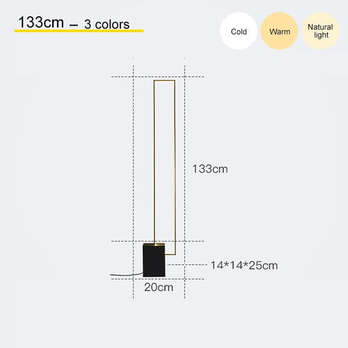 Lampadaire Design Minimaliste Bureau Étude