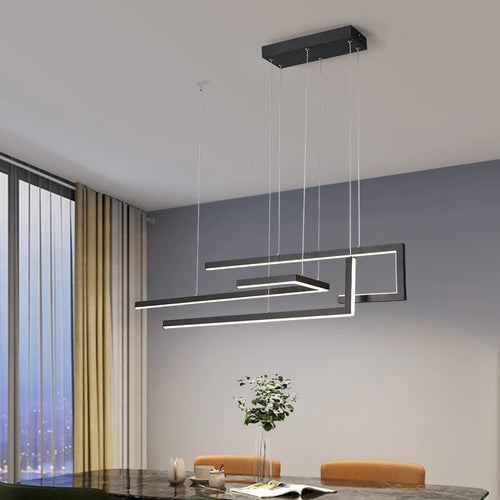 lustre suspendu moderne connecté pour maison intelligente - vue 6 sur 10