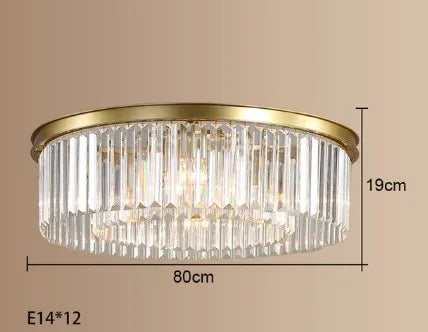 lustre en cristal suspendu pour éclairage intérieur design élégant - vue 9 sur 22