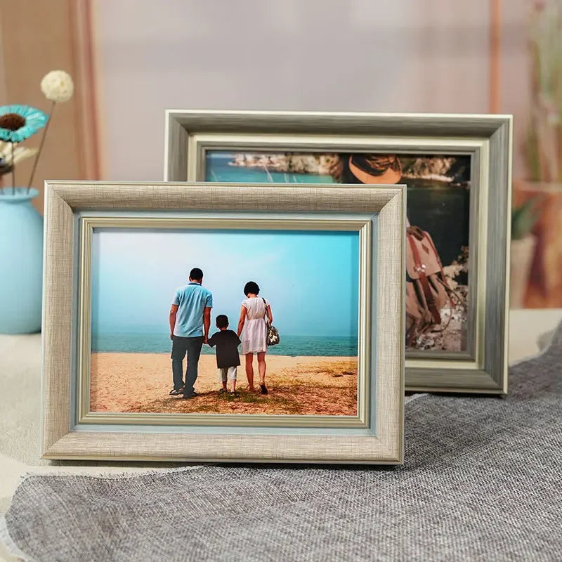 cadre photo en bois pour portraits de famille et souvenirs - vue 4 sur 10