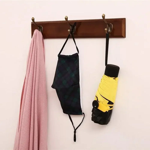 porte-manteau mural en bois pour rangement pratique - vue 3 sur 23