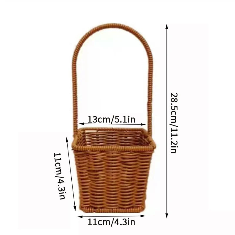 panier de rangement tissé à la main pour divers usages - vue 13 sur 17