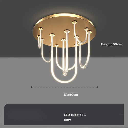 lustre à led post-moderne à intensité variable nouvelle tendance 2022 - vue 11 sur 11