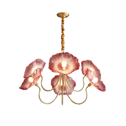 suspension moderne design nordique créatif floral élégant pour intérieur - vue 7 sur 14