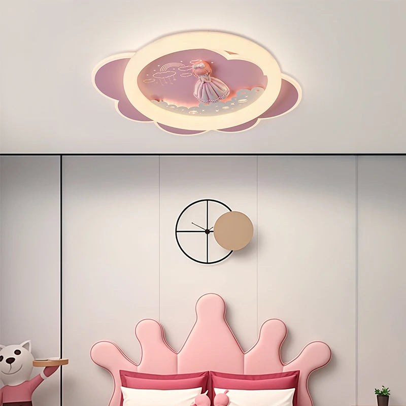 plafonnier créatif led pour chambre d enfant protection des yeux - vue 3 sur 8