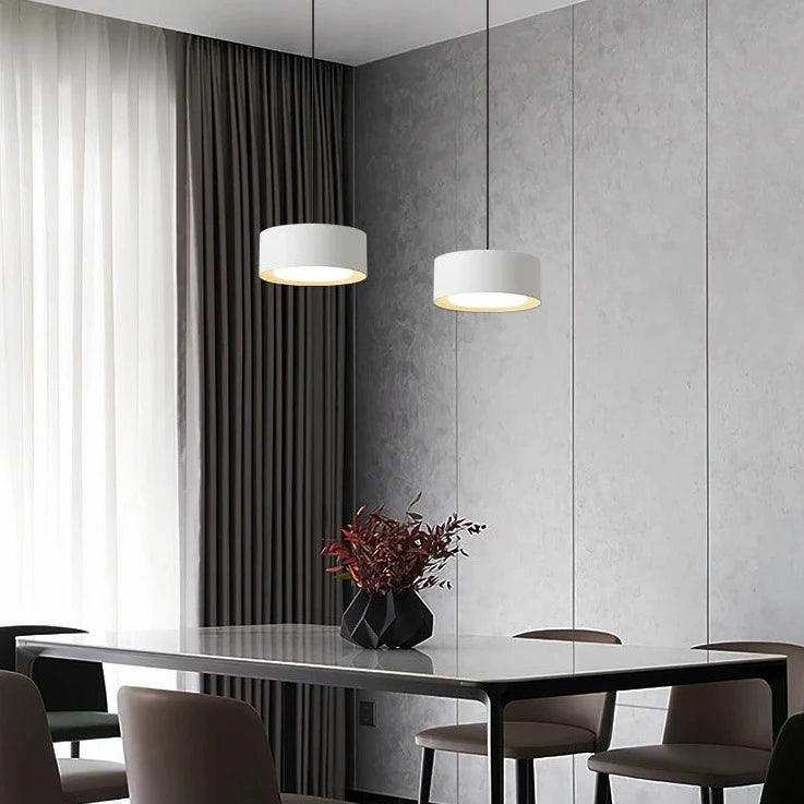 Suspension LED acrylique blanc noir or blanc - vue 4 sur 7
