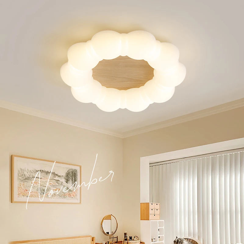 lustre nordique simple led personnalisé pour enfants - vue 4 sur 8