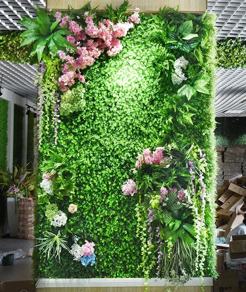 pelouse artificielle décoration murale pour événements et fêtes - vue 22 sur 21