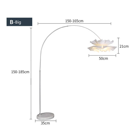 lampadaire en acrylique design pour décoration intérieure élégante - vue 11 sur 17