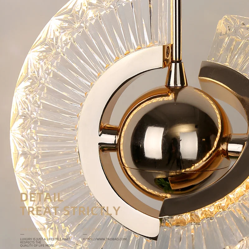 suspension led design pour intérieur de salon - vue 6 sur 21