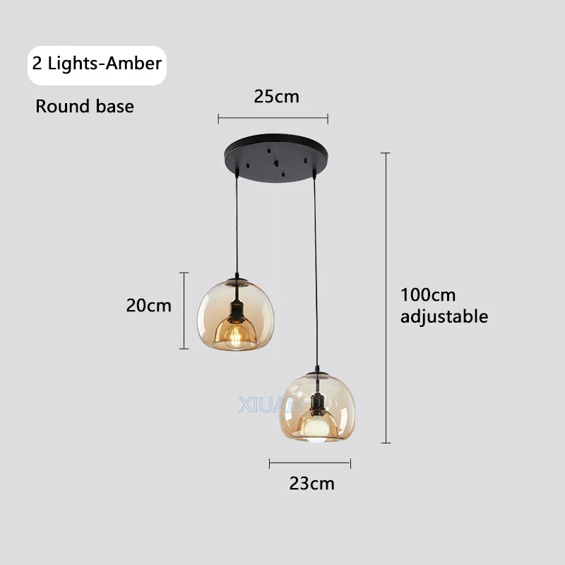 suspension led industrielles à 3 lumières - vue 14 sur 16