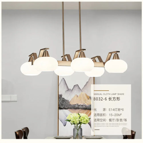 lustre moderne en métal nickelé avec éclairage à led - vue 7 sur 12