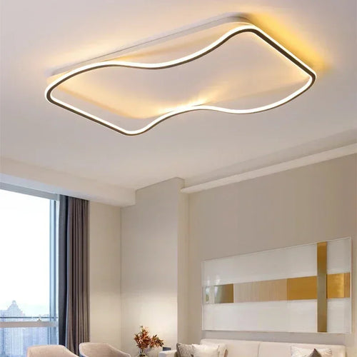 plafonnier moderne à leds pour éclairage intérieur décoratif - vue 2 sur 19