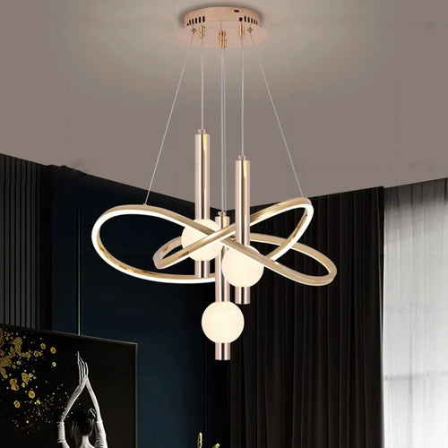 lustre nordique lampes suspendues pour éclairage intérieur - vue 7 sur 8