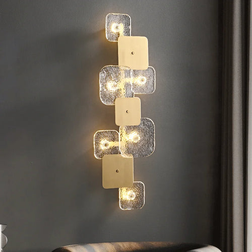 applique murale led cuivre design pour éclairage décoratif moderne - vue 2 sur 9