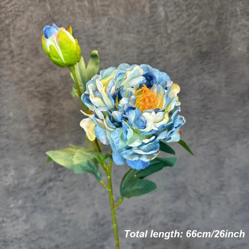 bouquet de pivoines artificielles en soie pour mariage et décoration intérieure - vue 18 sur 21