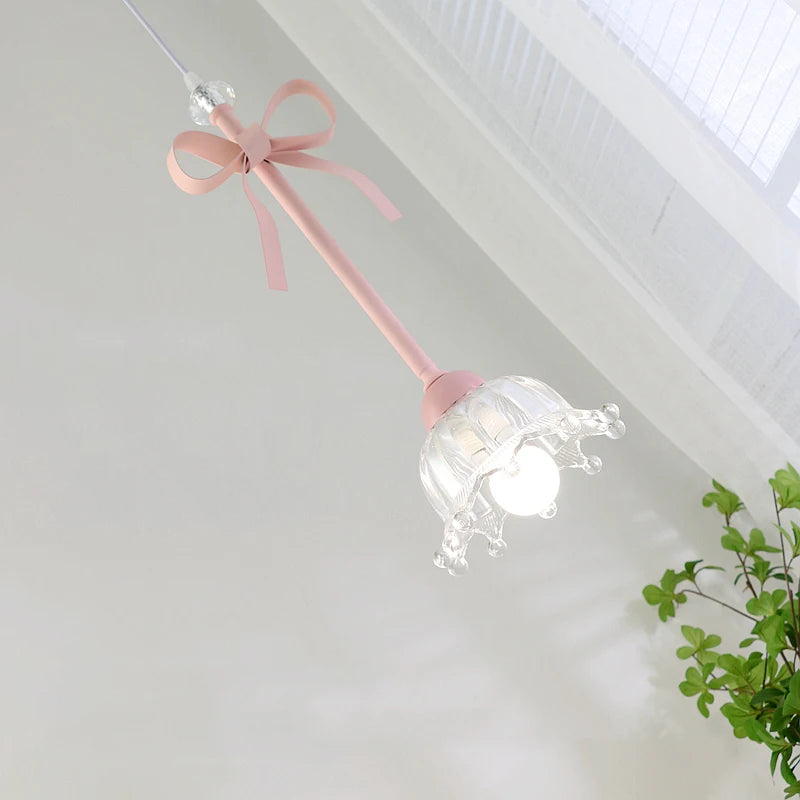 suspension romantique en verre pour décoration élégante - vue 3 sur 10