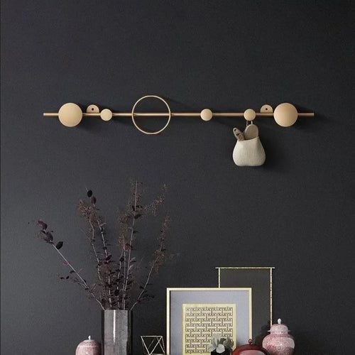 porte-vêtements et chapeaux de luxe nordique décoratif mural - vue 18 sur 18