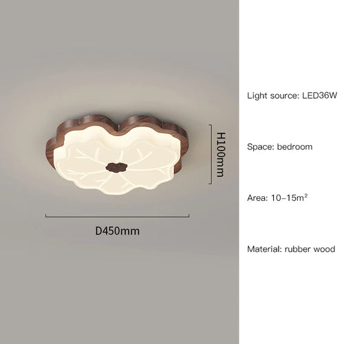 lustre moderne en imitation bois design créatif éclairage intérieur - vue 14 sur 14