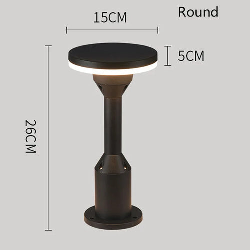 lampe borne led pour éclairage extérieur paysage