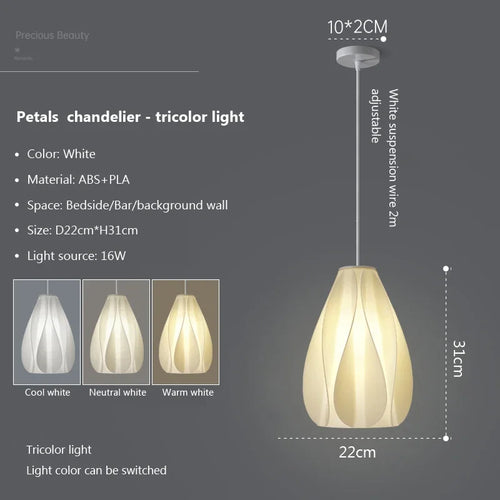 Suspension nordique 3d pour décoration de maison - vue 16 sur 16