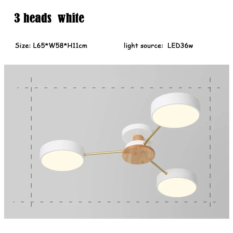 plafonnier moderne créatif pour décoration intérieure en led - vue 22 sur 25