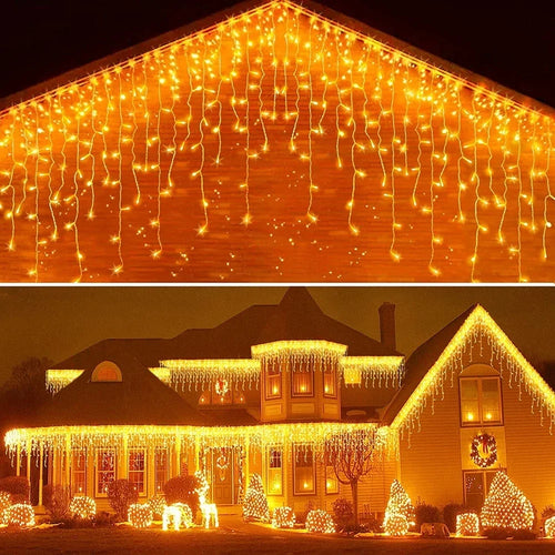 guirlande lumineuse extérieure décorations de Noël pour hiver - vue 2 sur 12