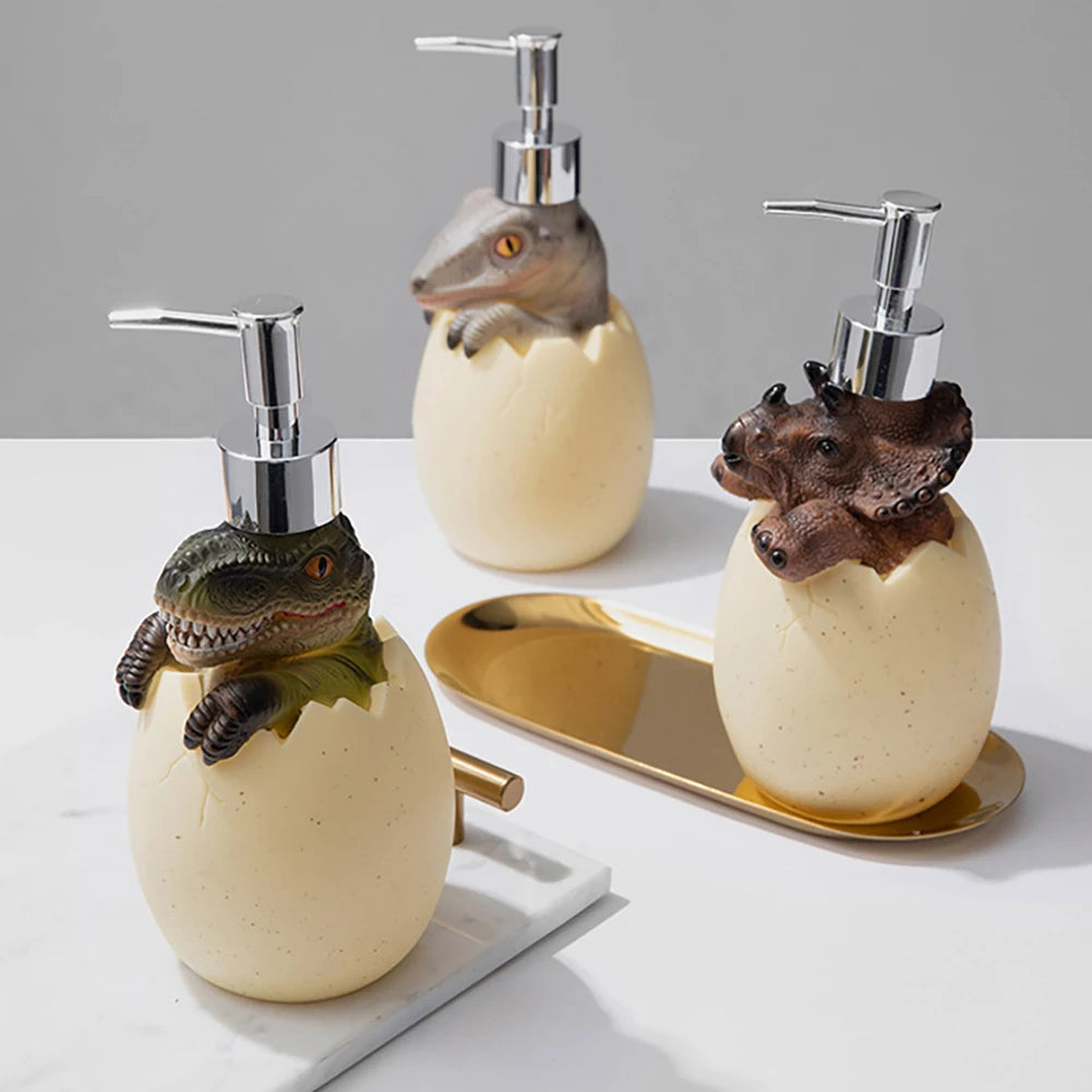 distributeur de savon dinosaure pour lavage des mains - vue 2 sur 9