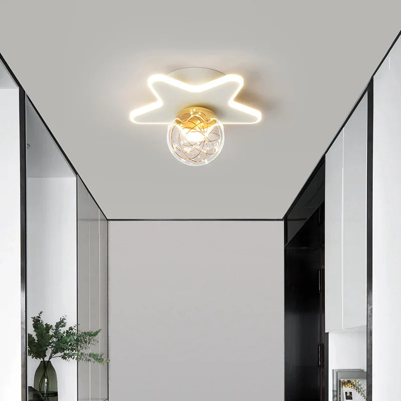Plafonnier moderne à LEDs pour salon salle à manger chambre couloir balcon décor à la maison - vue 4 sur 11