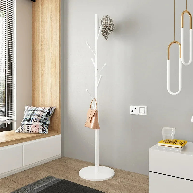 cintre vertical moderne en bois et fer pour rangement - vue 6 sur 6