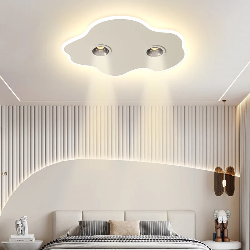 plafonnier led moderne créatif en forme de nuage luminaire décoratif d'intérieur - vue 3 sur 8