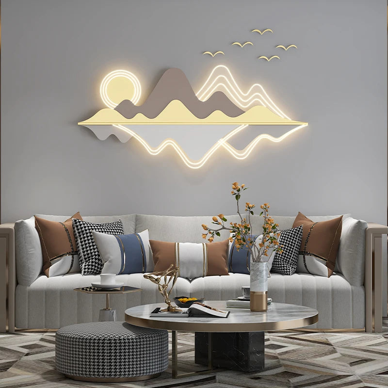 applique murale moderne décorative pour intérieur créatif et élégant - vue 4 sur 10