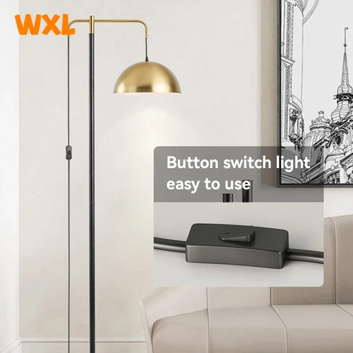 Modern marble LED floor lamp Creative living room, bedroom, study, hotel floor lamp Warm light bedside decorative lamp - vue 4 sur 7