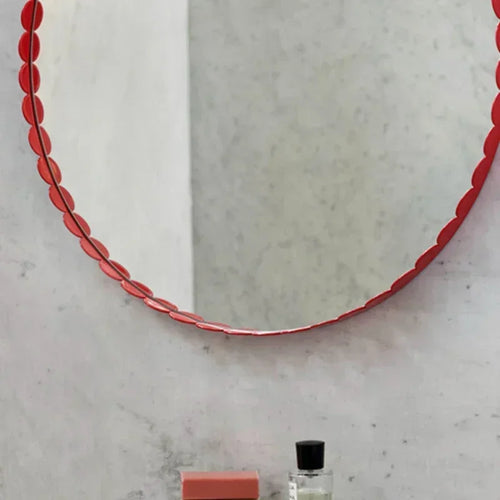 miroirs décoratifs rétro nordiques ronds personnalisés pour décoration intérieure - vue 6 sur 8