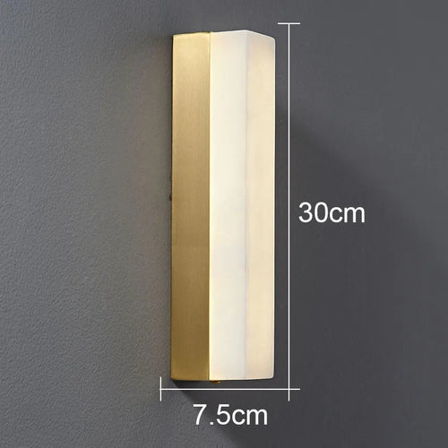 Applique murale longue en marbre de Style chinois - vue 7 sur 7