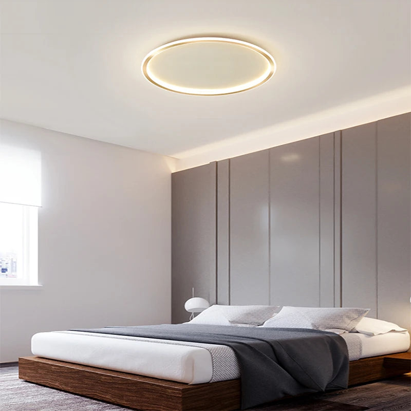 plafonnier led moderne simple variable ronde ou carrée - vue 5 sur 27