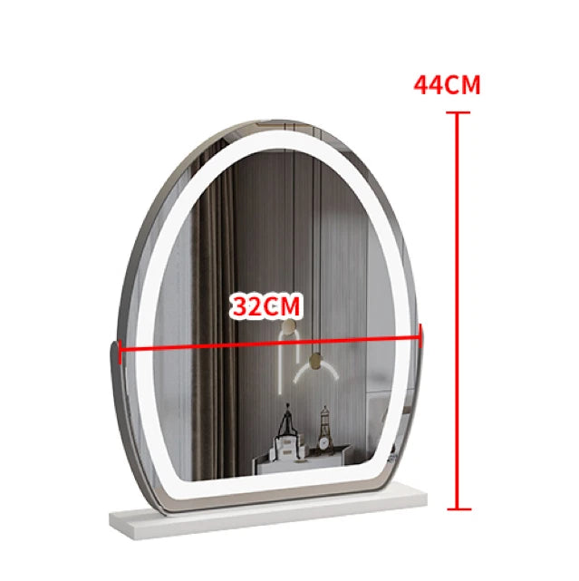 miroir de courtoisie éclairé avec capteur tactile et éclairage dimmable - vue 10 sur 15
